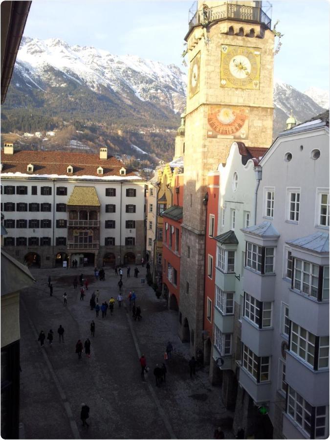 Blick Aufs Goldene Dachl Appartement Innsbruck Buitenkant foto